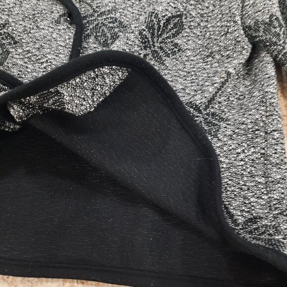 Vtg 80s gray leaf blazer - Picture 6 of 9